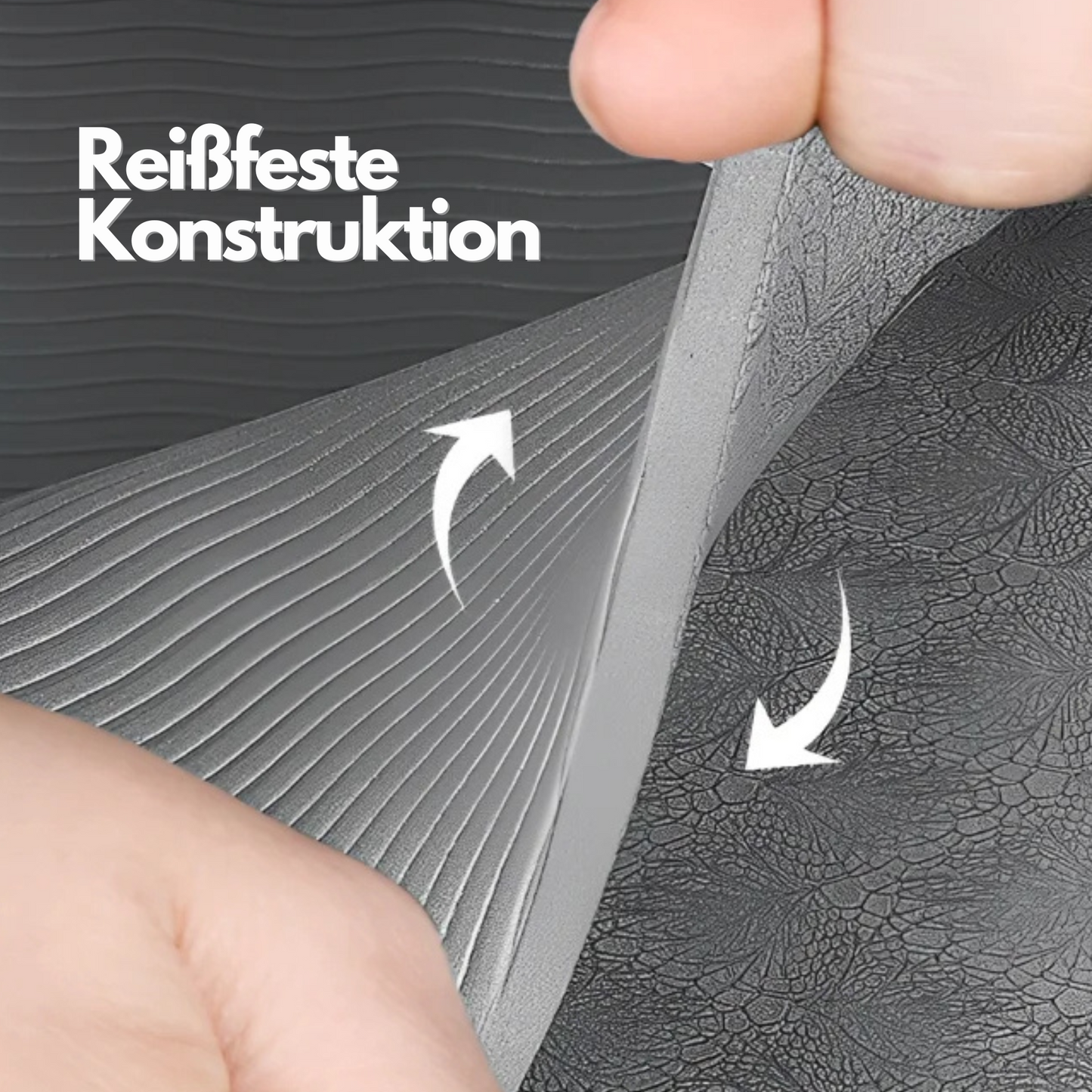 Faltbare Yoga-Matte, doppelseitiges Antirutsch-Design