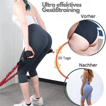 Booty Widerstandsband, Beine Ziehsystem, Home Workout Gym, Training für zu Hause